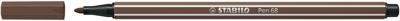 Viltstift stabilo pen 68/65 m amber | 10 stuks