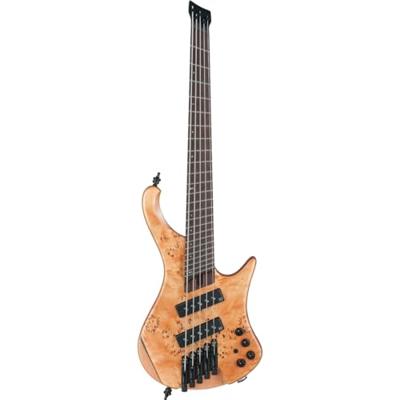 Ibanez EHB1505SMS Bass Workshop Florid Natural Low Gloss 5-snarige headless basgitaar met gigbag - thumbnail