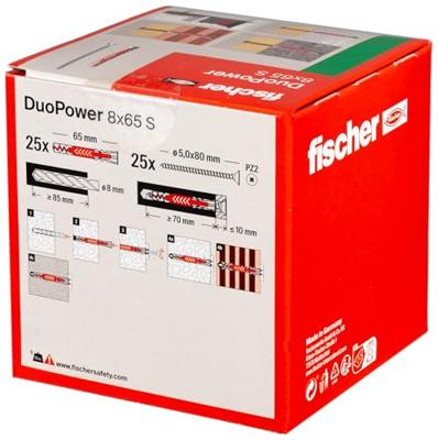 Fischer DUOPOWER 8X65 S 25 St - 538256 - thumbnail