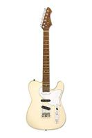Aria Pro II Hot Rod Collection 615-MK2 Marble White elektrische gitaar - thumbnail