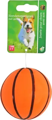 Boon hondenspeelgoed basketbal tpr+piep 8 centimeters ornj