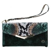 Mobilize 2in1 Gelly Velvet Clutch for Apple iPhone X/Xs Green Snake - thumbnail