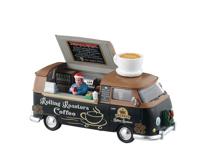 Rolling Roasters Coffee 15x8x10 cm Kerstdorp LEMAX - Lemax - thumbnail