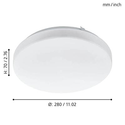 Eglo Ronde plafondlampFrania Led 33cm - 3000K wit - 97872