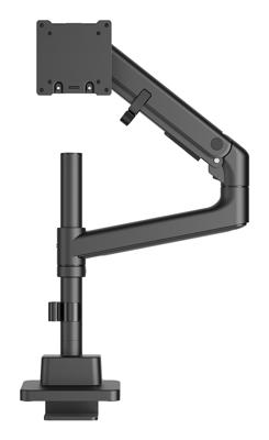 Digitus DIGITUS - Single Monitorhalterung, 57, 27 kg Monitor-tafelbeugel Aantal monteerbare displays: 1 Display(s) 144,8 cm (57) Zwart