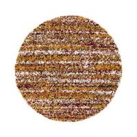 Boho&me Rond hoogpolig vloerkleed strepen Artisan - multi|okergeel - - thumbnail