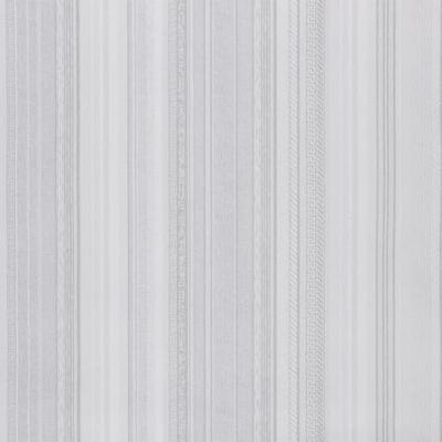 VidaXL Vliesbehang 3d strepenpatroon 10x0,53 m grijs VidaXL Vliesbehang 3d strepenpatroon 10x0,53 m grijs