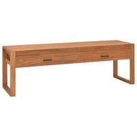 Tv-meubel 140x40x45 cm teakhout - thumbnail