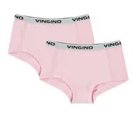 Vingino 2-Pack meisjes boxershorts 72301 - Roze - thumbnail