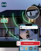 Arlo Pro 3 Floodlight draadloze WiFI beveiligingscamera voor buiten, 2K & HDR, 160˚ kleurennachtzicht, sirene, bewegingsdetectie, 2-weg-audio, incl. proefp. Arlo Secure, 1 floodlight, wit - thumbnail