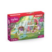 Schleich - Glittery huis met eenhoorns, meer en stabiel - 42445 - thumbnail