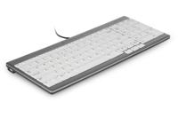 BakkerElkhuizen UltraBoard 960 toetsenbord USB QWERTY Amerikaans Engels Grijs, Wit - thumbnail