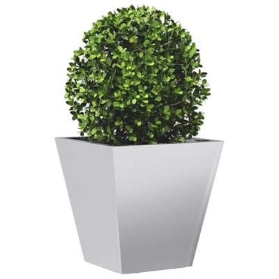 VidaXL Plantenbak 30x30x30 cm gegalvaniseerd staal