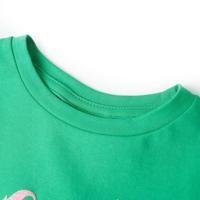 Kindershirt 104 groen - thumbnail