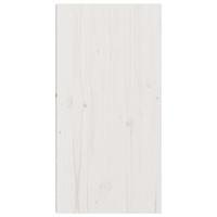 Wandkasten 2 st 30x30x60 cm massief grenenhout wit - thumbnail