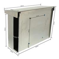 Burg-Wächter brievenbus Hanseatic RVS - thumbnail