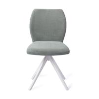 Jesper Home Draaibare Eetkamerstoel 'Ikata' Turn White, kleur Breezy Blue - thumbnail