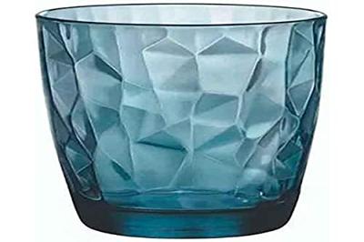 Bormioli Rocco Waterglazen Diamond - Blauw - 390 ml - 6 stuks Bormioli Rocco Waterglazen Diamond - Blauw - 390 ml - 6 stuks