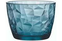 Bormioli Rocco Waterglazen Diamond - Blauw - 390 ml - 6 stuks - thumbnail