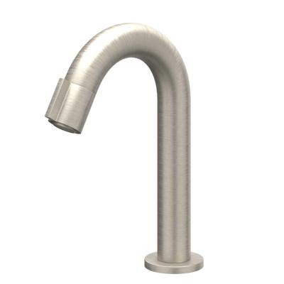 IVY Pact Fonteinkraan Gebogen - Opbouw - Laag - Geborsteld Nickel PVD