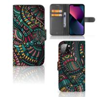 Apple iPhone 13 | Telefoon Hoesje | Aztec | Portemonnee hoesje - thumbnail
