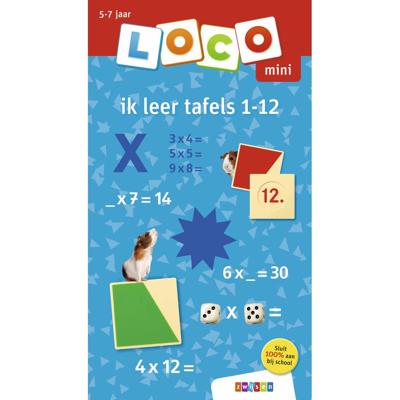 Zwijsen Loco Mini Oefenboekje Ik Leer Tafels 1-12