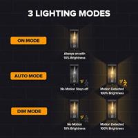 Buitenlamp &apos;Flair&apos; glas metaal vierkant solar - thumbnail