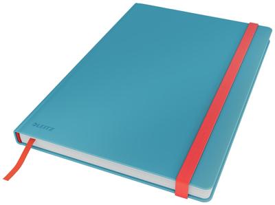 Leitz Cosy notitieboek met harde kaft, voor ft B5, gelijnd, blauw Leitz Cosy notitieboek met harde kaft, voor ft B5, gelijnd, blauw