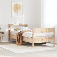 Bedframe zonder matras massief grenenhout 90x190 cm - thumbnail