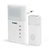 Fysic fd-110 draadloze deurbel met flits wit - thumbnail