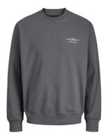 Jack & Jones Jprblachad Branding Sweat Crew Neck Ln Sweater Volcanic Ash - thumbnail