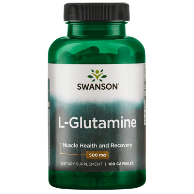 L-glutamine Capsules 500mg | Swanson | 100ct