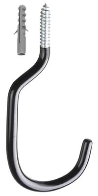 POINT plafondhaak "xl" ceiling hook xl black/silver
