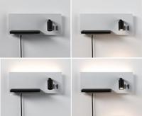 Paulmann Serrra 71103 Wandlamp 5.5 W LED Wit (mat), Zwart (mat) - thumbnail