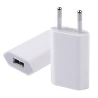 Hoge kwaliteit 5V / 1A EU Plug USB Laderadapter voor iPhone Galaxy Huawei Xiaomi LG HTC en andere Smart Phones oplaadbare Devices(White) - thumbnail