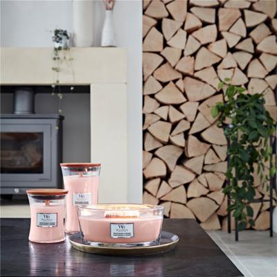 WoodWick ellipse candle pressed blooms & patchouli