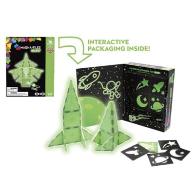 Magna-Tiles Glow in the Dark 16 stuks Magna-Tiles Glow in the Dark 16 stuks