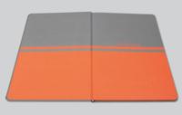 Sigel LS200 Notitieboek Linescape Hardcover DIN A5 Geruit Lichtgrijs, Neon-oranje Aantal paginas: 88 - thumbnail