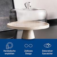 VILLEROY & BOCH - Manufacture Travertine - Taartschotel op voet 28cm - thumbnail