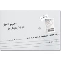 Sigel SI-GL284 Glasmagneetbord Artverum Little Birds 60x40 cm Wit - thumbnail