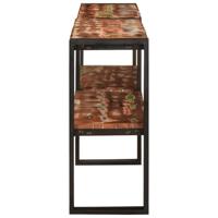 Wandtafel Multikleur 160 x 33 x 75 cm massief gerecycled hout - thumbnail