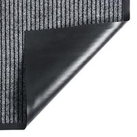 Deurmat 80x120 cm gestreept grijs - thumbnail
