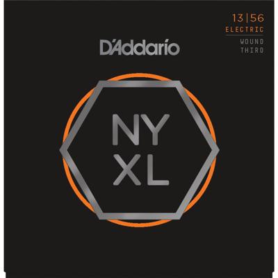 D&apos;Addario NYXL1356W Nickel Wound Jazz Medium Wound 3rd 13-56
