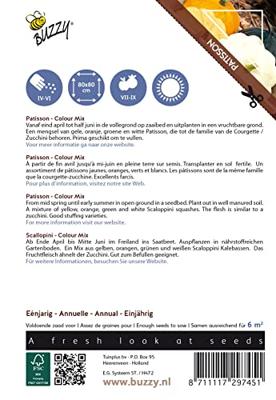 Zaden Ornamental Patisson Colour Mix Buzzy - Buzzy Zaden Ornamental Patisson Colour Mix Buzzy - Buzzy