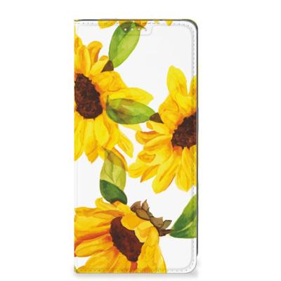 Smart Cover voor Xiaomi 12T | 12T Pro Zonnebloemen Smart Cover voor Xiaomi 12T | 12T Pro Zonnebloemen