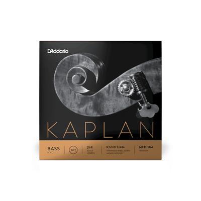 D'Addario KS610 3/4M Kaplan Solo Bass String Set,Medium Tension contrabas snarenset D'Addario KS610 3/4M Kaplan Solo Bass String Set,Medium Tension contrabas snarenset