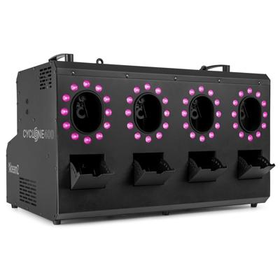 Beamz Cyclone400 rook en bellenblaas machine met RGB led's