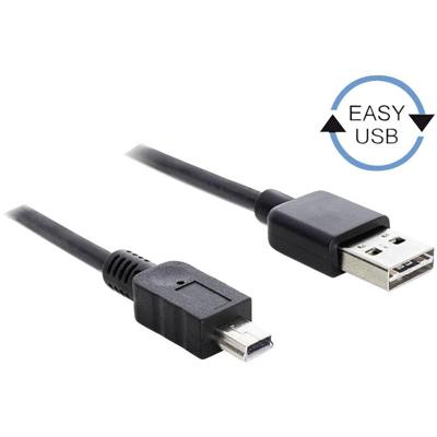 DeLOCK EASY-USB-A 2.0 male > mini USB-B 2.0 male kabel