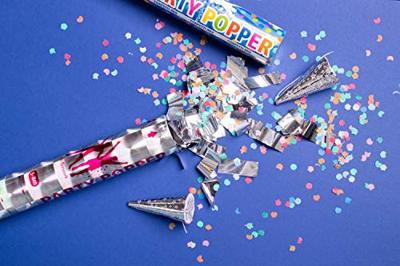 Confetti kanon kleuren mix (57cm)