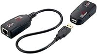 LogiLink UA0207 Extender (verlenging) USB-A 2.0 Via netwerkkabel RJ45 50 m - thumbnail